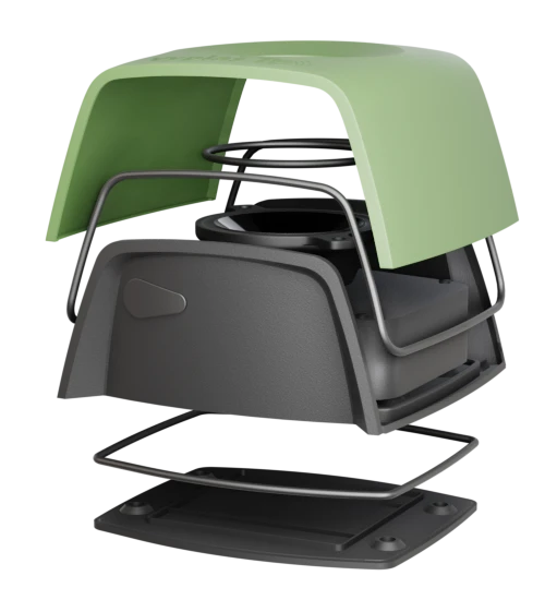 Madárriasztó - zöld